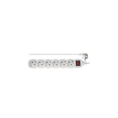 Разклонител бял 3 гнезда/4 USB-A и 1 Type-C