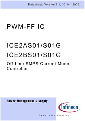 Интегрална схема  ICE2BS01    8P