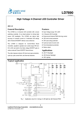 Интегрална схема LD7890GS SOIC-24