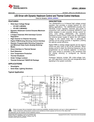 Интегрална схема   LM3464EVAL TSSOP-28