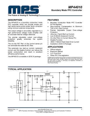 Интегрална схема  MP44010HS SOIC-8