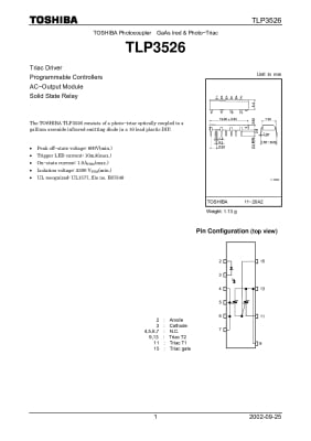 Интегрална схема TLP3526 DIP-16