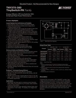 Интегрална схема TNY380PN DIP-8