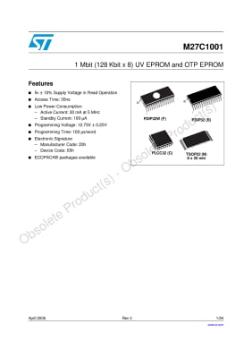 Интегрална схема 27C1001-10F1 DIP-32