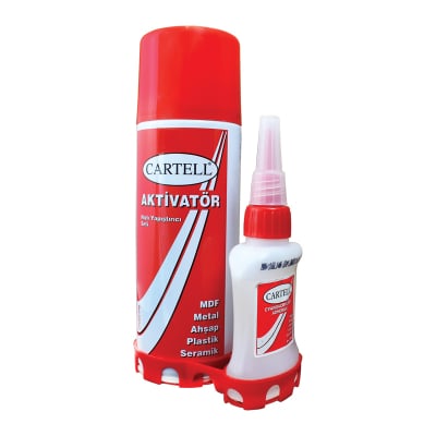 Двукомпонентно бързо професионано лепило Cartell 200 Ml - Cyanoacrylate Glue / цианоакрилат