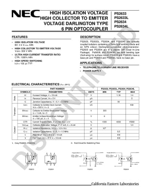 Интегрална схема PS2633E DIP-8