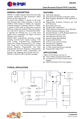 Интегрална схема OB2202CP SO-8