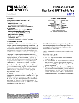 Интегрална схема  AD712JN DIP-8