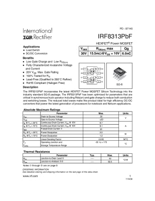 Транзистор IRF8313