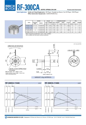 Мотор  RF-300CА-11440,D/V2.0