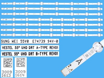 Диодна лента 1 бр/pc VESTEL 55\" UHD DRT B-TYPE REV01