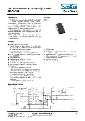 Интегрална схема  SSC3S921 SOP-18