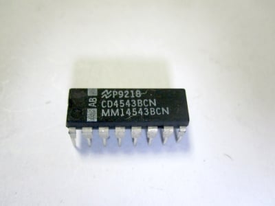 Интегрална схема  CD4543 DIP-16