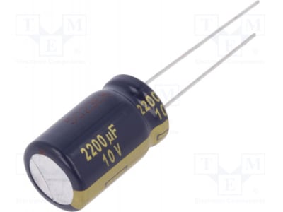Кондензатор електр.2200MF 10V  105\'C