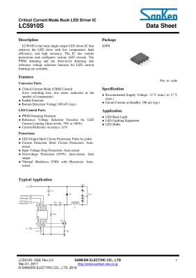 Интегрална схема LC5910 SOP-8