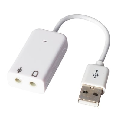 Кабел  CABLE USB male TO AUX 2x3.5str plug female  PL5663