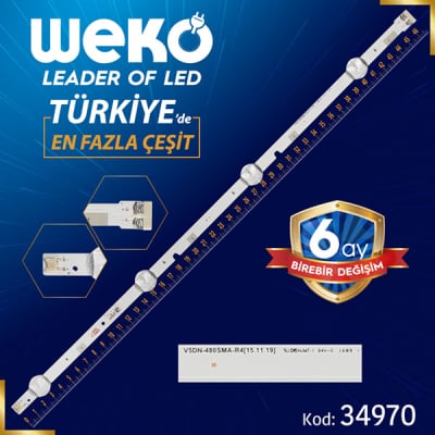 Диодна лента 1 бр/pc  V5DN-480SMA-R4 LED128
