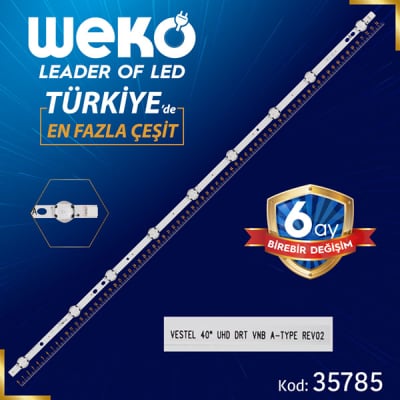 Диодна лента 1 бр/pc  40 INCH UHD DRT VNB A-TYPE REV02 led494