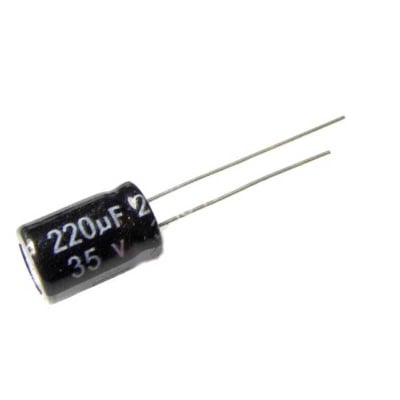 Кондензатор електр.220MF 35V 105\'C