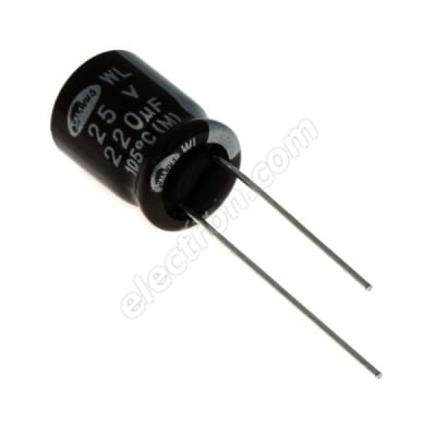 Кондензатор електр. 220MF 25V 85\'