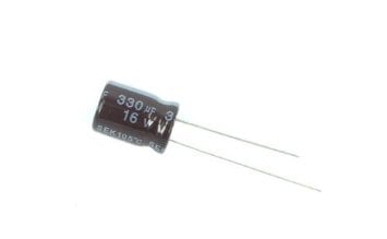Кондензатор електр.330MF 25V 105C