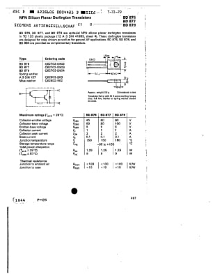Tранзистор BD875=2T7875 TO-126