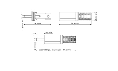 Букса захранваща 3.5mm X1.3mm Sony PC-009