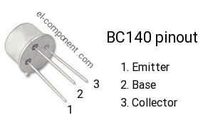 Транзистор BC140 TO-39
