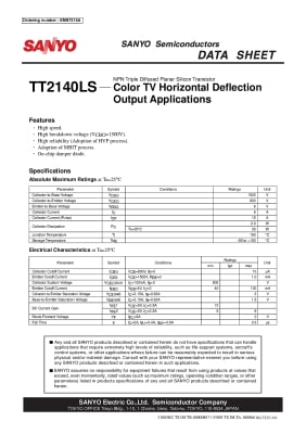 Транзистор TT2140LS TO-220F