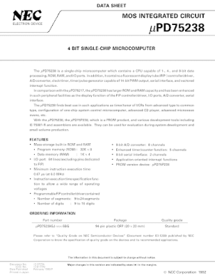 Интегрална схема  UPD75238-091RQ