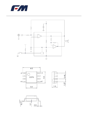 Интегрална схема TC8002cs SOP-8