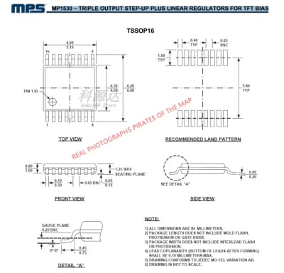 Интегрална схема LM1530DM TSSOP16