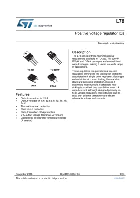 Интегрална схема  L7812CP TO-220F