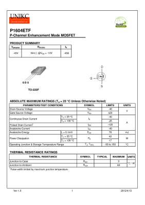 Tранзистор SPP08P06 TO-220