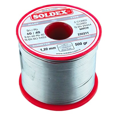 Тинол  SOLDER 0.500kg 1.2mm SN60/PB40 2.5%