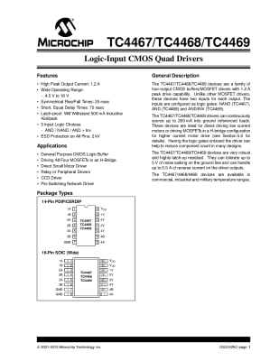 Интегрална схема TC4468CPD