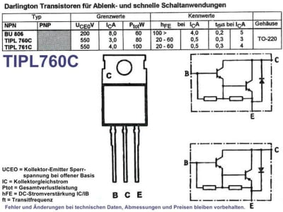 Транзистор TIPL760 TO-220