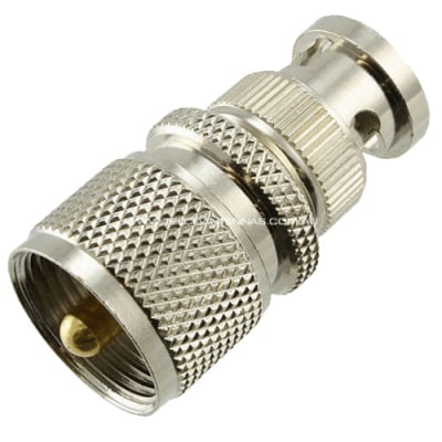 Букса UHF PL259 Plug to BNC Plug