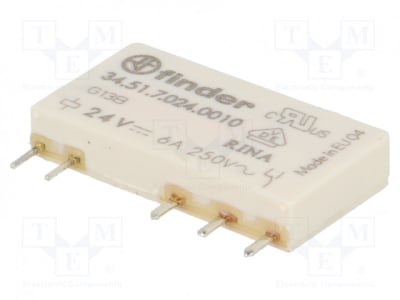 РЕЛЕ 24V 6A 5pins