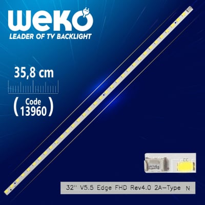 Диодна лента 1 бр/pc  32 INCH V5.5 EDGE FHD 2B REV4.0 A-TYPE