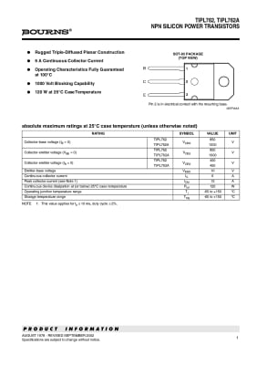 Транзистор TIPL762A SOT-93