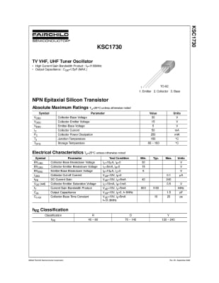Транзистор 2SC1730Y TO-92