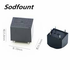 Реле  12V 10A HK3FF-DC12V-SHG