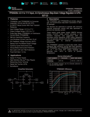 Интегр. схема TPS562208DDCR SOT23-6