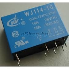 Реле NRP14-C12DH WJ114-1C-12V 16A
