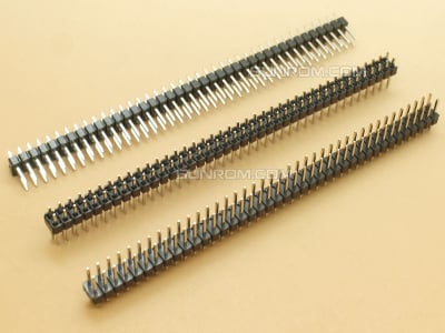 Цокъл 40x2 двойна рейка  2.54mm