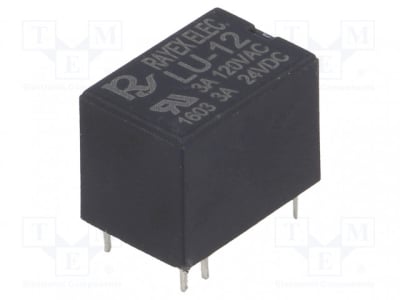 Реле  LU-12 6P 12V 3A 6PIN