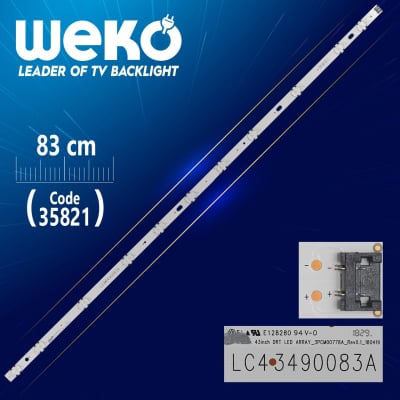 Диодна лента 1 бр/pc LG INNOTEK 43INCH DRT LED ARRAY_3PCM00778A_REV0.1_180419