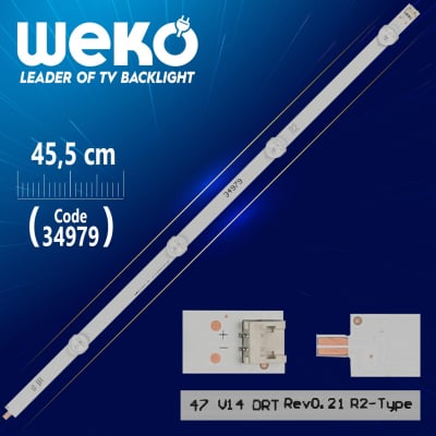 Диодна лента 1 бр/pc  6916L-1569A 47\'\' V14 DRT REV0.2 1 R2-TYPE