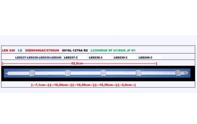 Диодна лента 1 бр/pc  50INCH ROW2.1 6916L-1276A